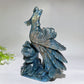 16cm Unique Labradorite Phoenix Carving Crystal Healing Bulk Wholesale