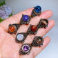 White Cooper Crystal Poison Ring Crystal Healing Bulk Wholesale