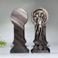 15cm Silver Obsidian Hecate Carving Crystal Healing Bulk Wholesale