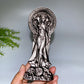 15cm Silver Obsidian Hecate Carving Crystal Healing Bulk Wholesale