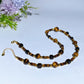 Dalakan Agarwood with Tiger's Eye Beads Necklace Crystal healing Bulk Wholesale
