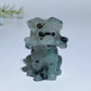 4cm Crystal Dog with Bone Carving Crystal Healing Bulk Wholesale