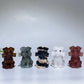 4cm Crystal Dog with Bone Carving Crystal Healing Bulk Wholesale
