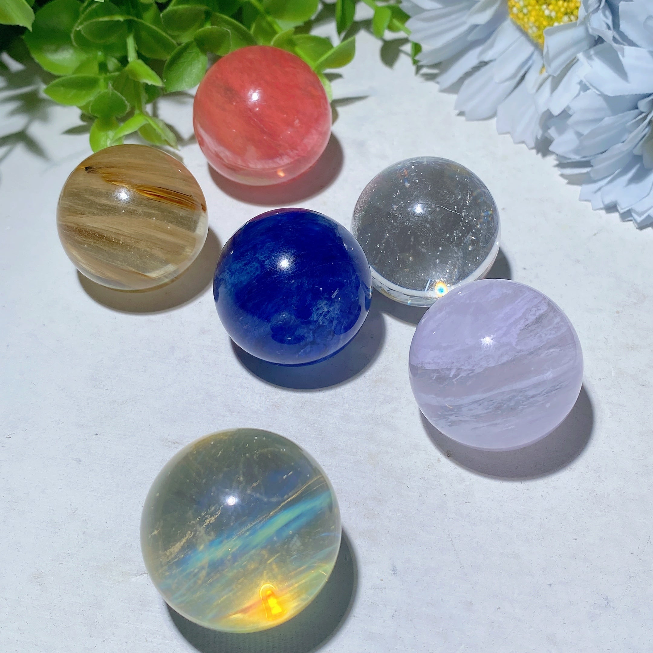 Gemstone on sale spheres wholesale