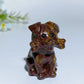 4cm Crystal Dog with Bone Carving Crystal Healing Bulk Wholesale