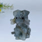 4cm Crystal Dog with Bone Carving Crystal Healing Bulk Wholesale