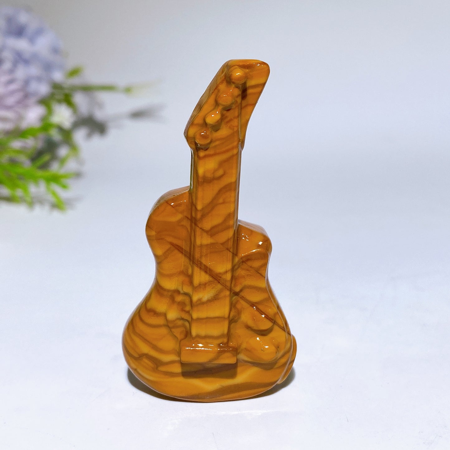 2.3" Crystal Guitar Carving Crystal Healing Bulk Wholesale