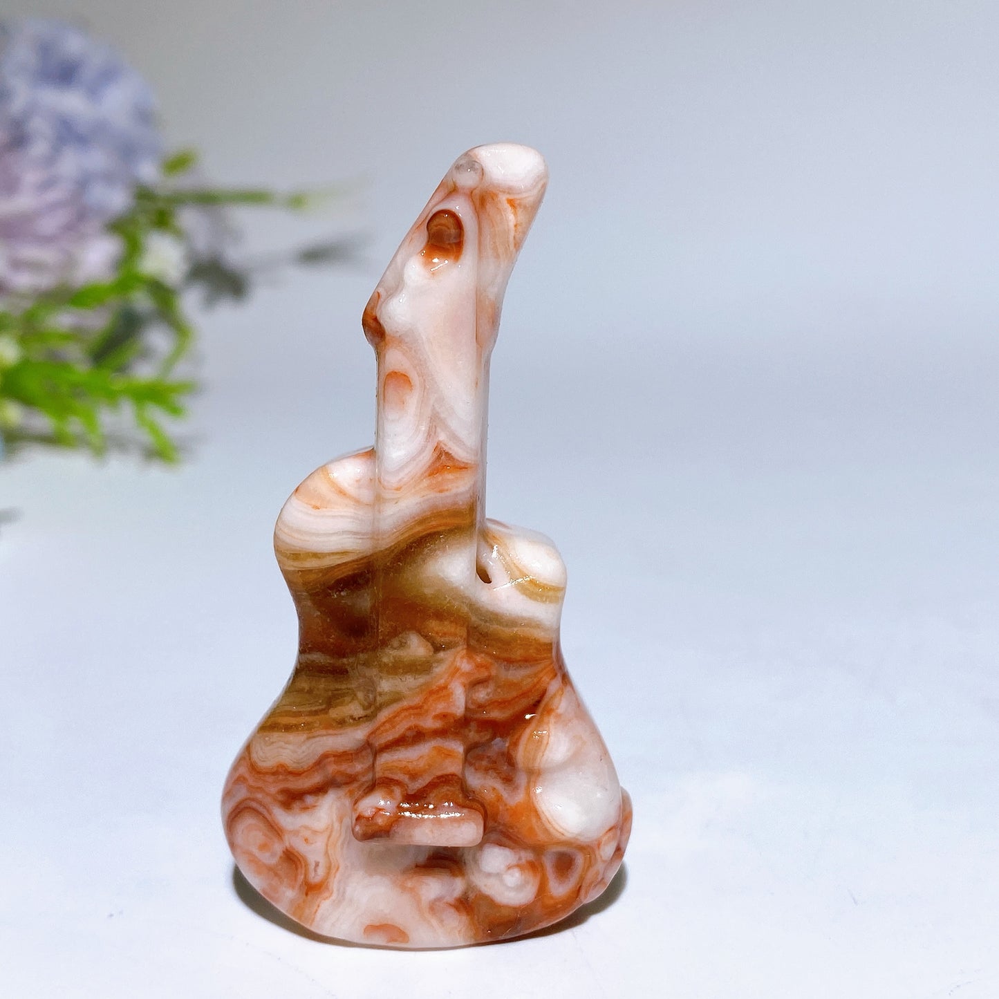 2.3" Crystal Guitar Carving Crystal Healing Bulk Wholesale