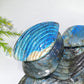 15cm Unique Hand Carved Labradorite Ocean World Shell Octopus Fish Coral Carving Crystal Healing Bulk Wholesale