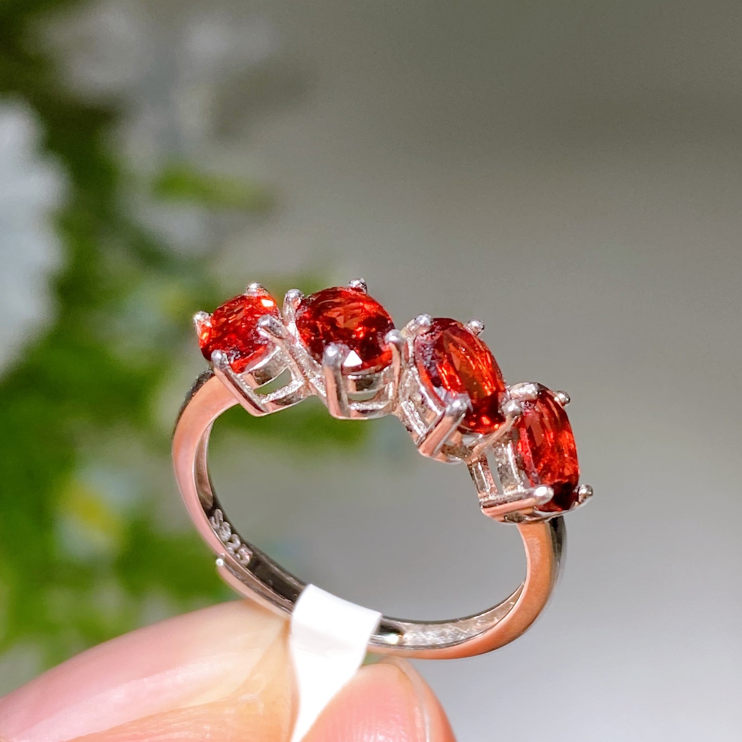 S925 Crystal Ring Crystal Healing Bulk Wholesale