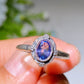S925 Crystal Ring Crystal Healing Bulk Wholesale