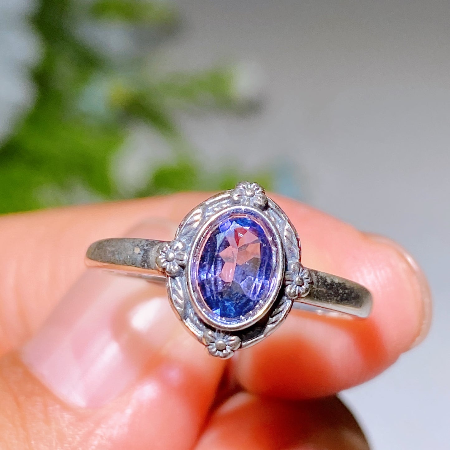 S925 Crystal Ring Crystal Healing Bulk Wholesale