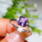 S925 Crystal Ring Crystal Healing Bulk Wholesale