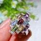 S925 Crystal Ring Crystal Healing Bulk Wholesale