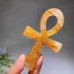 4.2" Golden Healer Anka Carving Crystal Healing Bulk Wholesale
