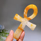 4.2" Golden Healer Anka Carving Crystal Healing Bulk Wholesale