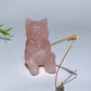 2.3" Crystal Fishing Cat Carving Crystal Healing Bulk Wholesale