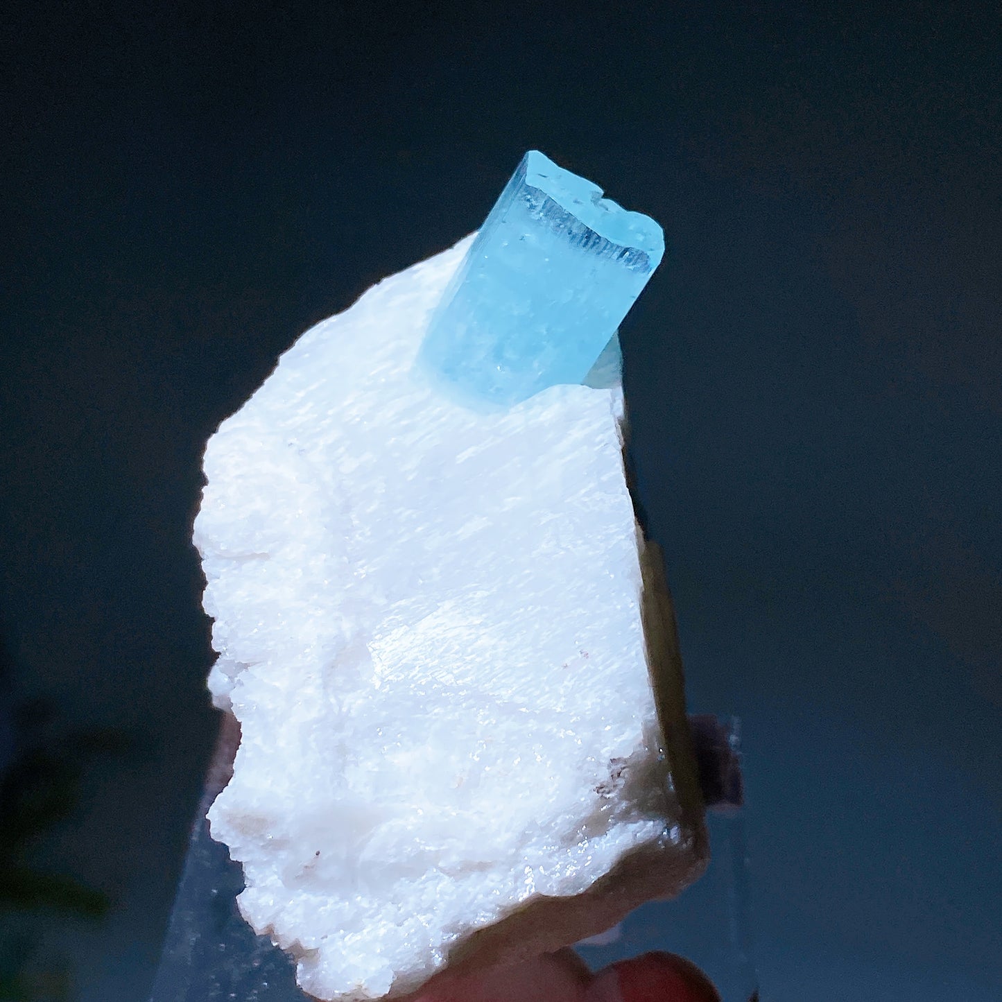 Unique Aquamarine Grow with Feldspar from Pakistan Crystal Healing Bulk Wholesale