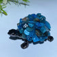 2.0" Crystal Chips Metal Turtle Free Form Crystal Healing Bulk Wholesale
