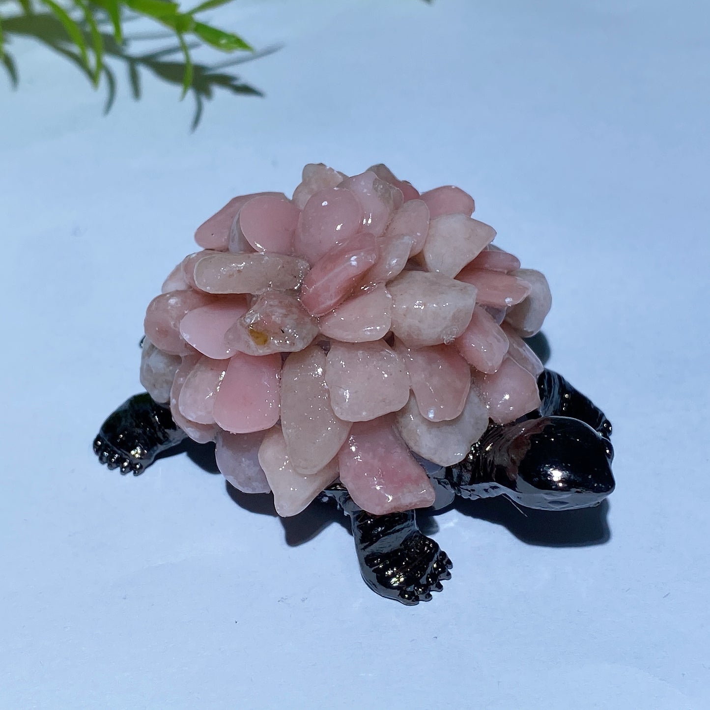 2.0" Crystal Chips Metal Turtle Free Form Crystal Healing Bulk Wholesale