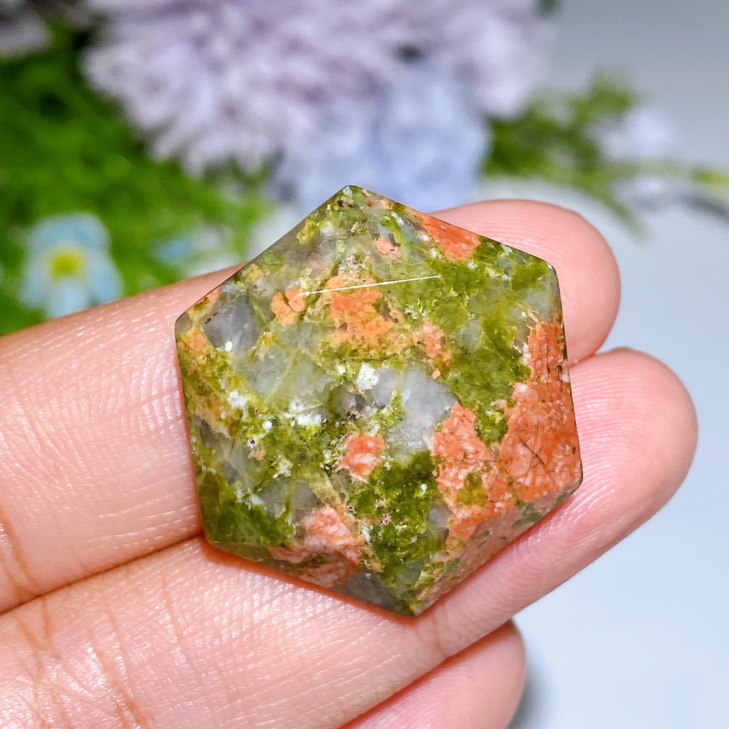 25mm Hexagon Carving Crystal healing Bulk Wholesale