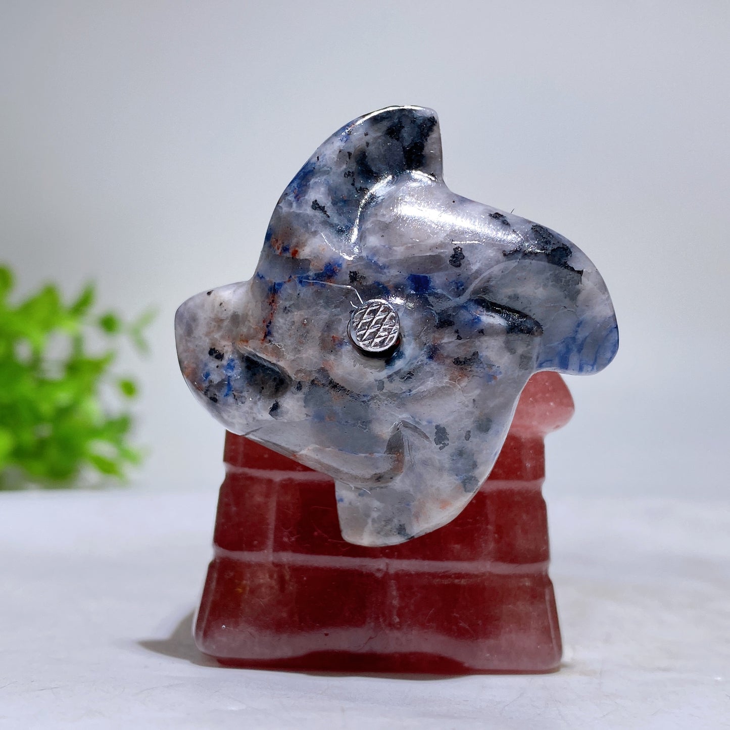 2.0" Crystal Windmill House Carving Crystal Healing Bulk Wholesale
