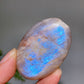 2.2" Peach Moonstone Palm Crystal Healing Bulk Wholesale