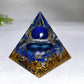 2.3" Resin Lapis Pyramid Free Form