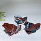 3.8" Ocean Jasper Bird Carving Crystal Healing Bulk Wholesale