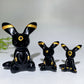 2.0"-3.9" Black Obsidian Evee Carving Crystal Healing Bulk Wholesale