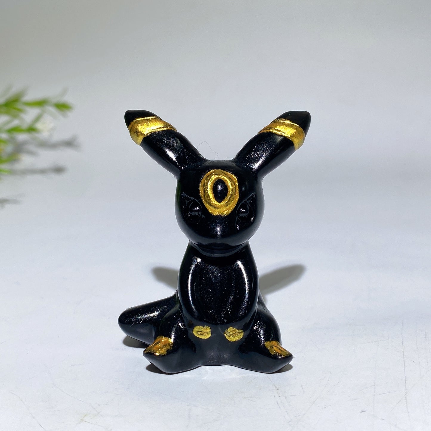 2.0"-3.9" Black Obsidian Evee Carving Crystal Healing Bulk Wholesale