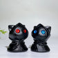 2.0" Black Obsidian Halloween Cat Carving Crystal Healing Bulk Wholesale