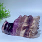 3.6" Fluorite Dragon Head Carvings Bulk Wholesale