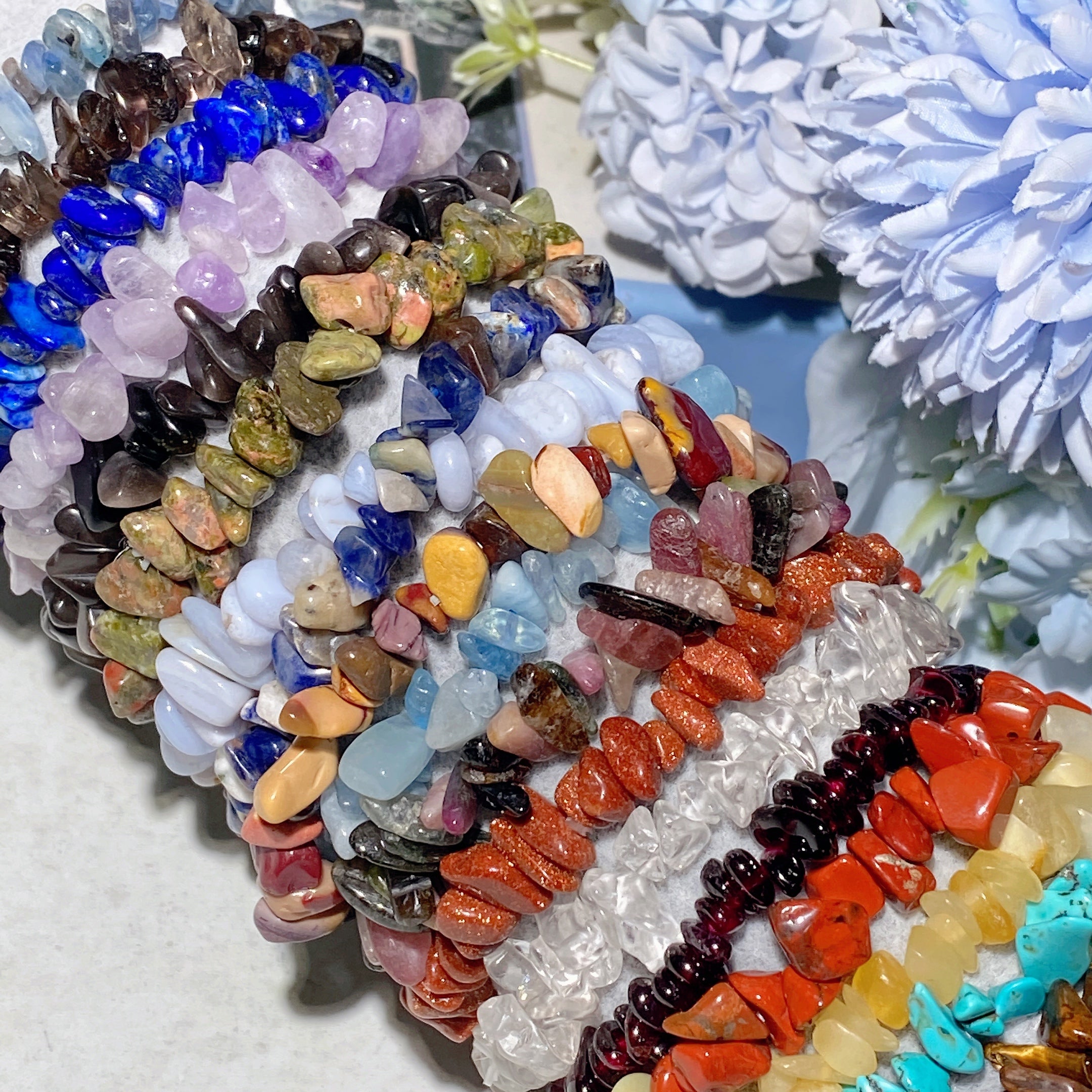 Crystal chip bracelets wholesale sale