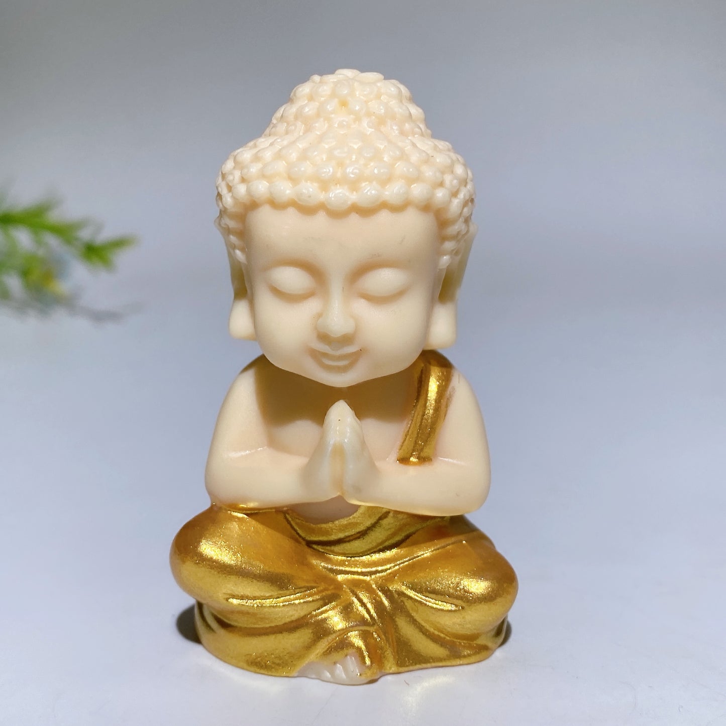 2.4"-2.6" Ivory Nut Buddha Carving Crystal Healing Bulk Wholesale