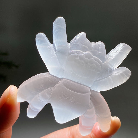 2.7" Selenite Spider Carving Crystal Healing Bulk Wholesale