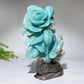 Unique Hand Carved Caribbean Calcite Flower Birds Free Form Crystal Healing Bulk Wholesale