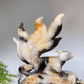 Unique Hand Carved Caribbean Calcite Nine-tails Fox Pennoy Free Form Crystal Healing Bulk Wholesale