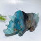 Unique Hand Carved Caribbean Calcite Wild Boar Carving Crystal Healing Bulk Wholesale