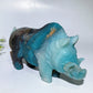 Unique Hand Carved Caribbean Calcite Wild Boar Carving Crystal Healing Bulk Wholesale