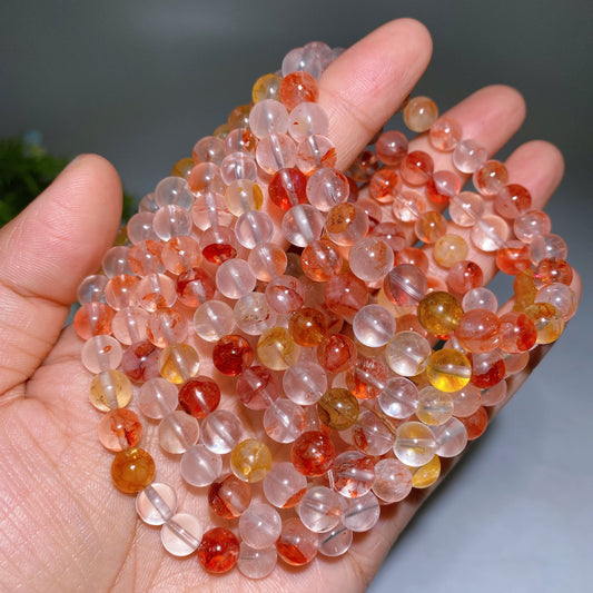 8mmm Fire Quartz Bracelet Crystal Healing Bulk Wholesale