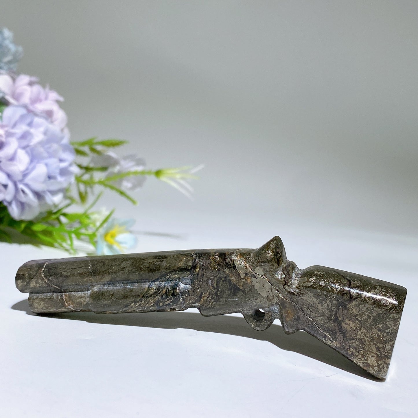 3.9" Crystal Gun Carving Crystal Healing Bulk Wholesale
