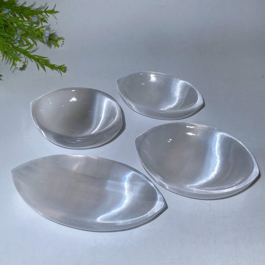 10-15cm Selenite Oval Bowl Crystal Healing Bulk Wholesale