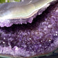 14cm Unique Amethyst Geode Heart Shape Carving Crystal Healing Bulk Wholesale
