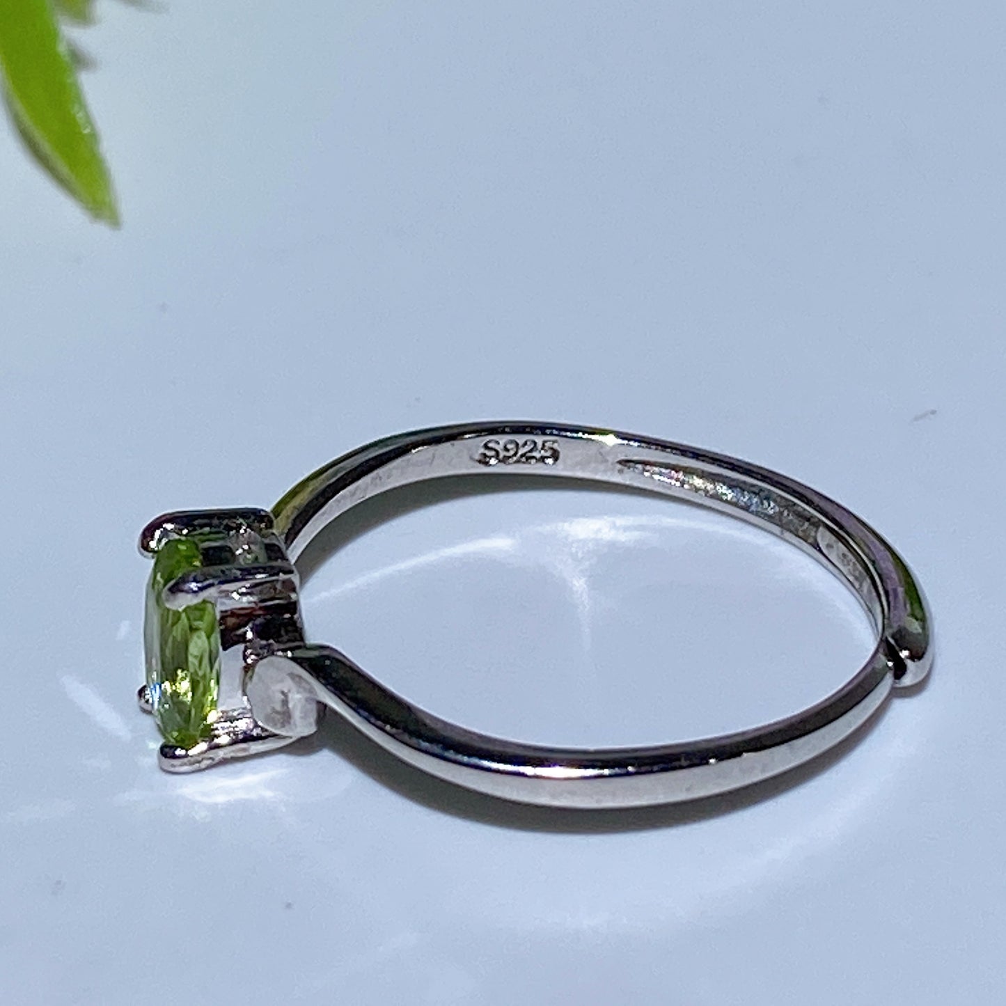 Sterling Silver Peridot Ring Crystal Healing Bulk Wholesale