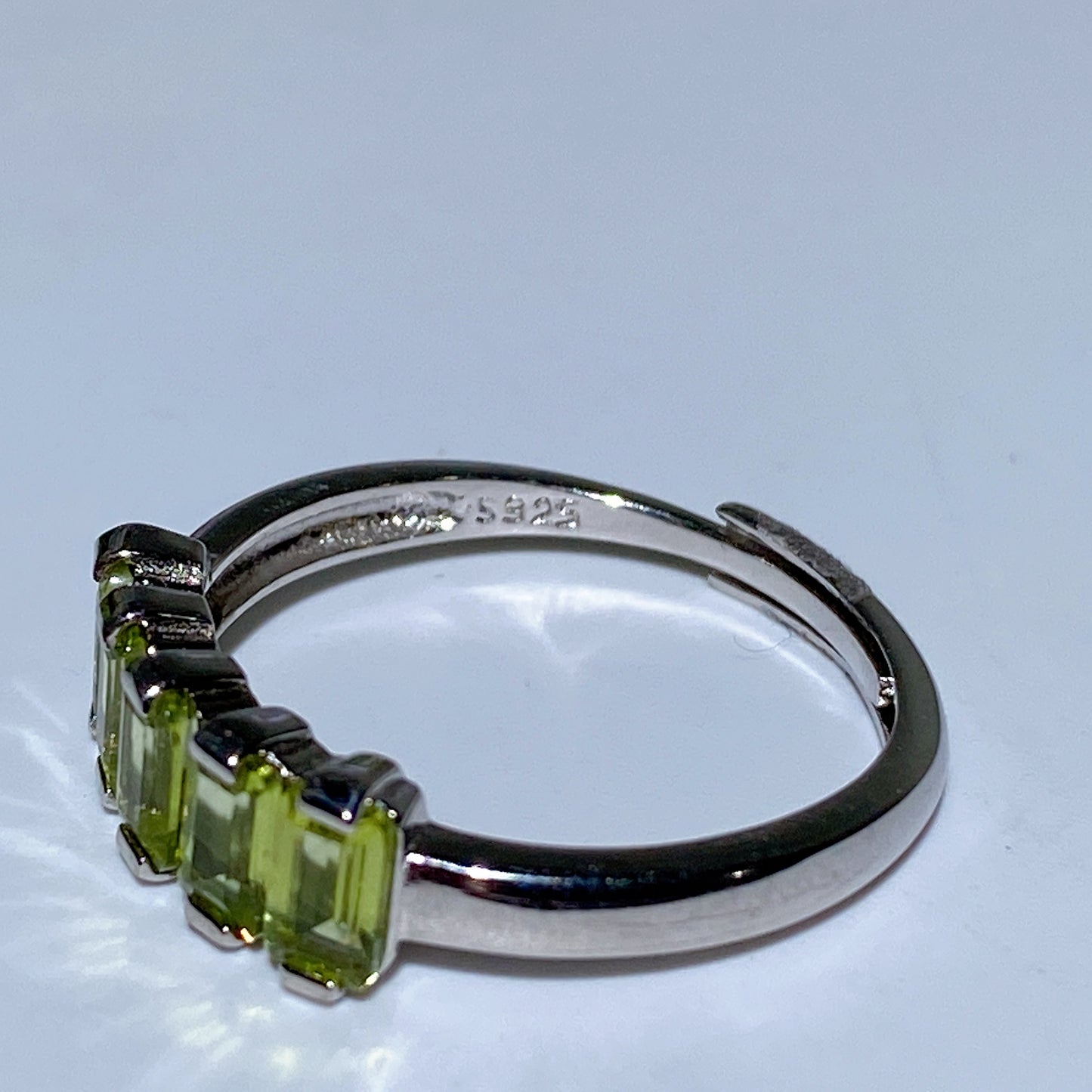Sterling Silver Peridot Ring Crystal Healing Bulk Wholesale