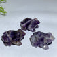2.3"  Dream Amethyst Frog Carving Crystal Healing Bulk Wholesale