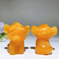 2.4" Orange Calcite Simba Carving Crystal Healing Bulk Wholesale