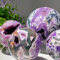2.2"-4.0" Purple Moss Agate Sphere Bulk Wholesale