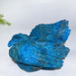 Hand Carved Unique Blue Apatite Eagle Catching Fish Carving Free Form Crystal Healing Bulk Wholesale
